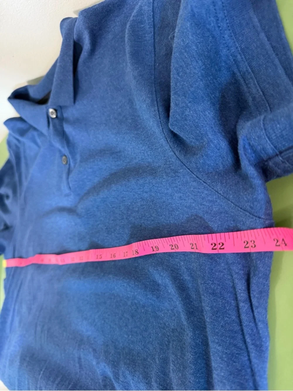 Banana Republic Luxury Touch Standard Fit Men’s Blue Polo Size XL
